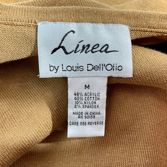 Camel Twinset with Sequins Sz Med - Picture 5 of 14